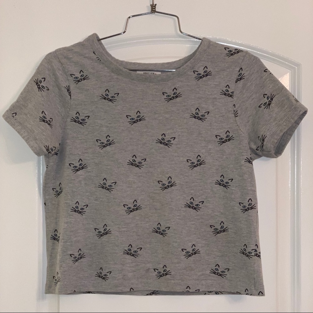 Messy Bun Cat Shirt